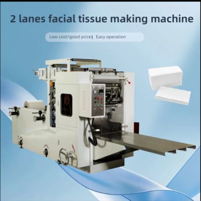 Side-embossing V-Folding Perfect Combination  Facial Tissue Production Machine